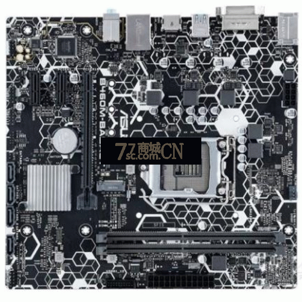 华硕B460M-BASALT主板1200针 DVI HDMI M.2 USB3 DDR4（翻新主板）