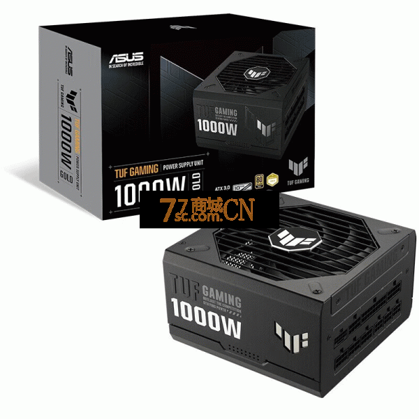 华硕装弹手TUF GAMING 1000G ATX3.0金牌全模组电脑电源1000W