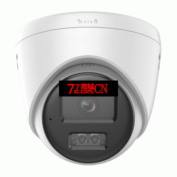 海康威视 DS-2CD1345DV2-LA 400万全彩高清网络半球DC电源摄像头