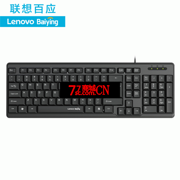 联想KL21键盘有线键盘 USB接口笔记本台式电脑外接键盘办公室键盘