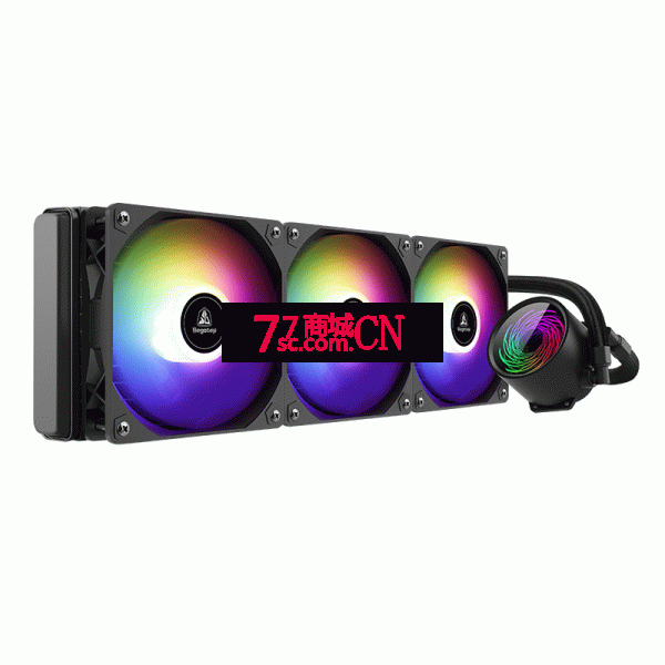 鑫谷冰尊360黑色一体式水冷CPU散热器台式机电脑机箱ARGB风扇