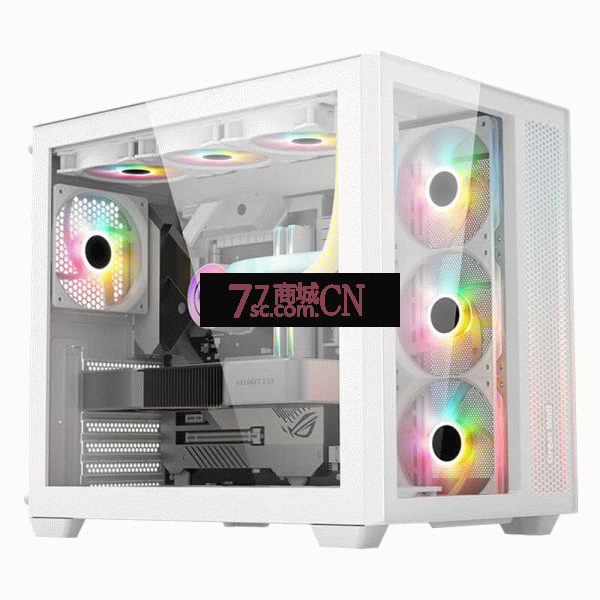 长城（GreatWall）海王星T7W凌风版白色海景房机箱（ATX主板）