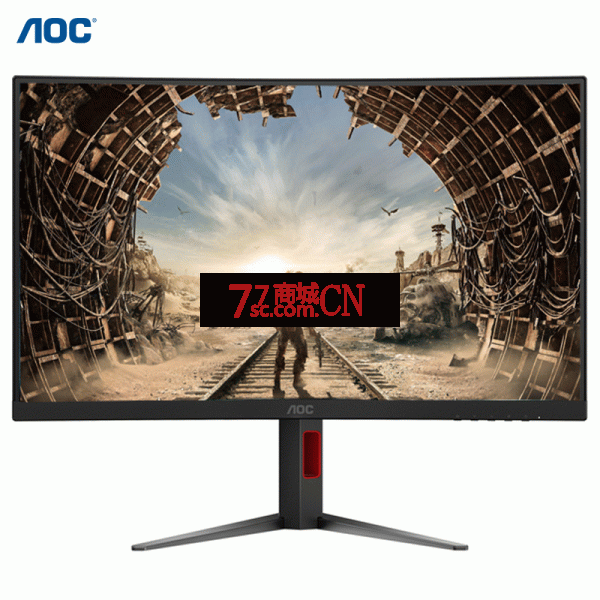 AOC 27英寸C27G4电竞曲面显示器FastVA显示屏180Hz台式电脑屏幕