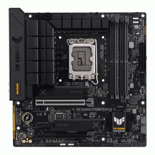 华硕重炮手TUF GAMING B760M-PLUS D4 主板 支持13600KF 支持14/13代CPU