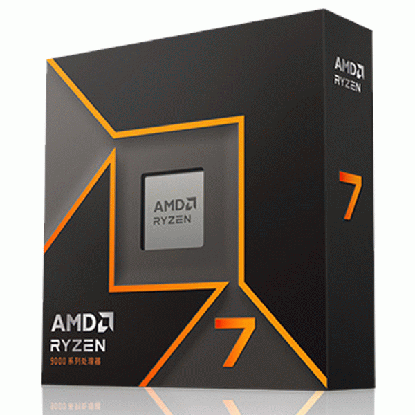 AMD原盒锐龙R7 9800X3D盒装CPU台式机8核16线程游戏处理器 加速频率至高5.2GHz AM5超频
